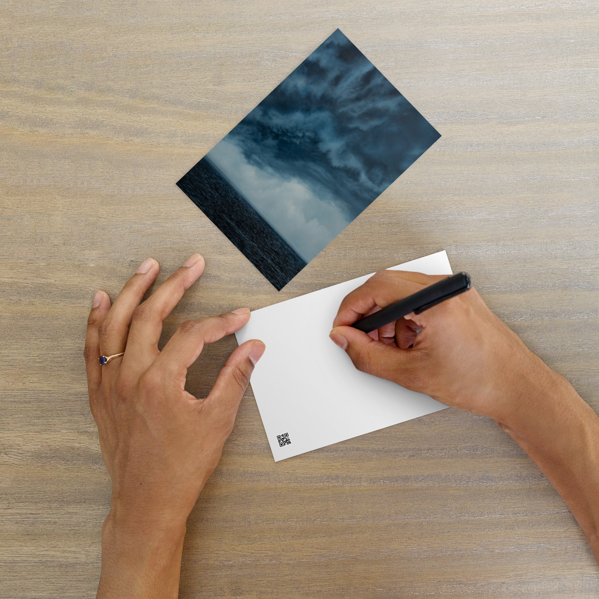 Opening Up Postcard