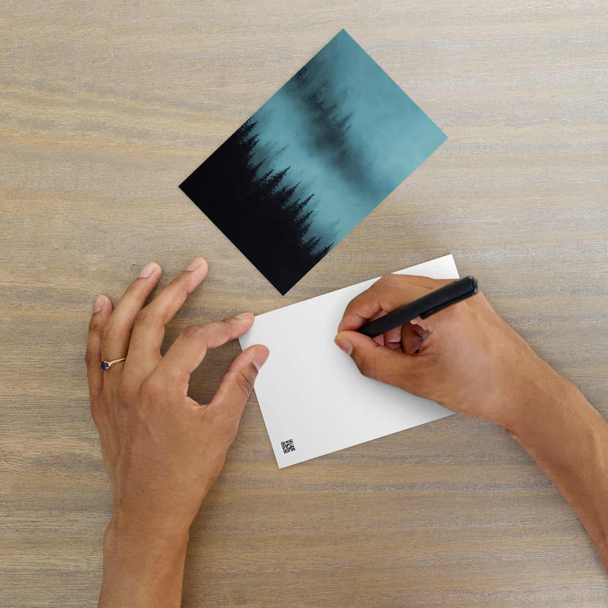 Shrouded Whispers Postcard