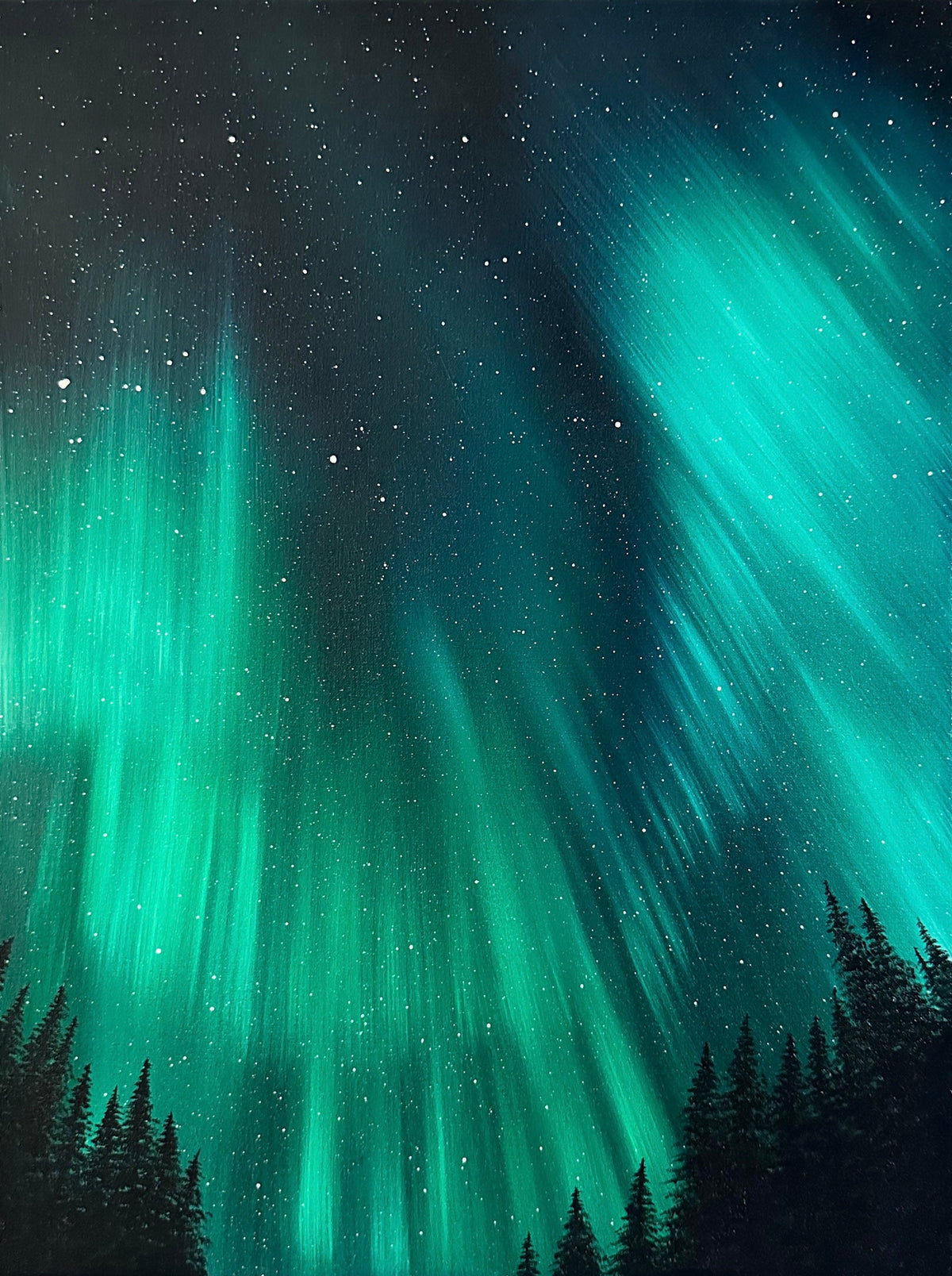 Bursts of Emerald Light