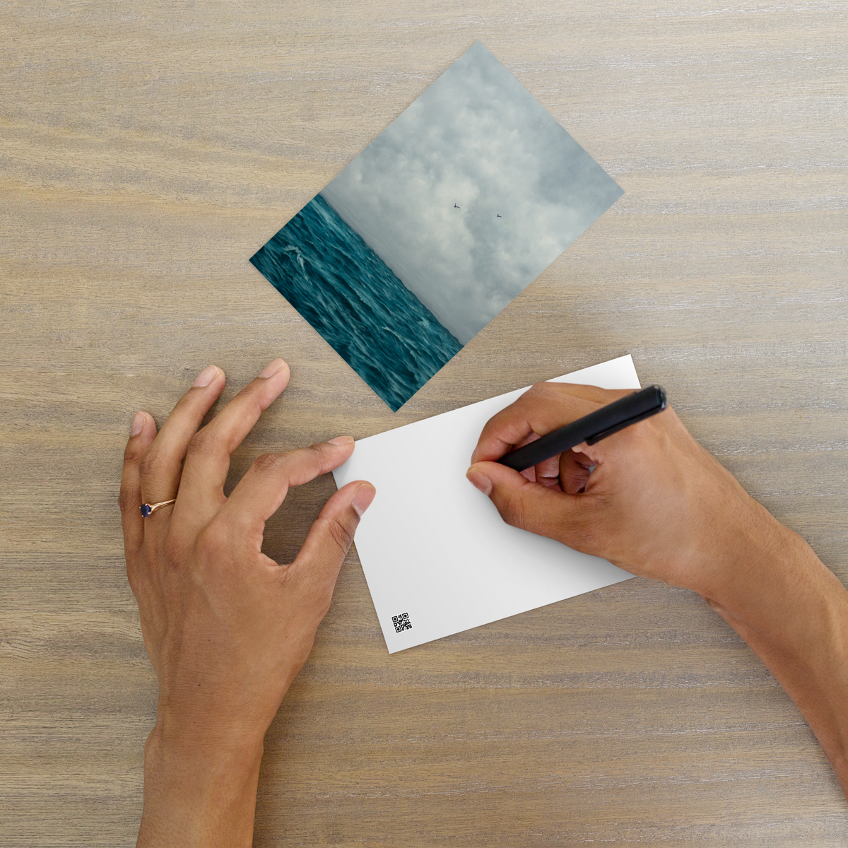 Calming Storm Postcard