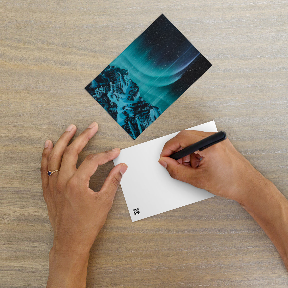 Iridescent Postcard