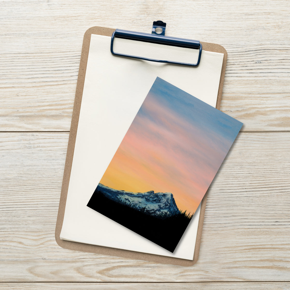 Alpine Twilight Postcard