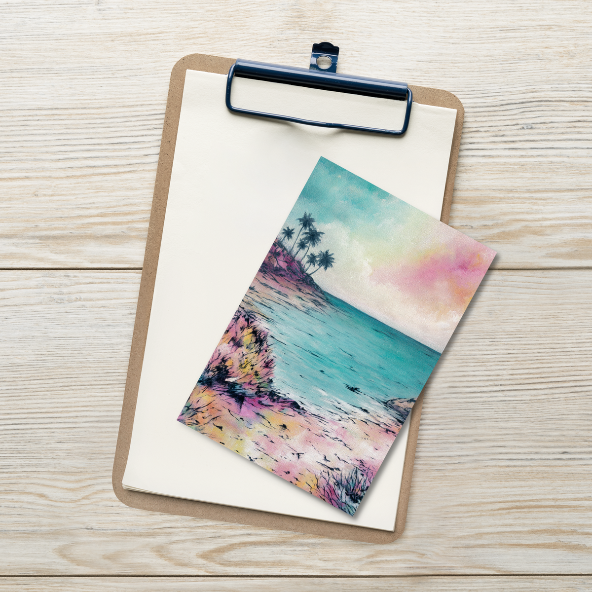 Blush and Breeze Postcard